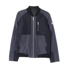 Calvin Klein ジーン ブルー バイカラー パデッド MA-1ジャケット ブルゾン ジャケット M