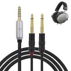 美品　HIFIMAN Edition XS 4.4mmバランスケーブル付き Amazon | Linkidea アップグレード 6N オーディオ ケーブル、HIFIMAN