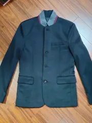 メンズ カジュアル スーツ 背広 ジャケット スタンドカラー