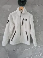 ザノースフェイス 白 フリース ジップアップ XS