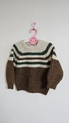 ザラ キッズ ラウンドニット 18-24 @1202