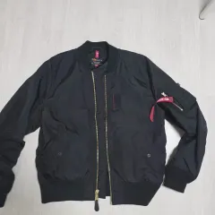 アルファ インダストリーズ MA-1 ブラック MA-1ジャケット