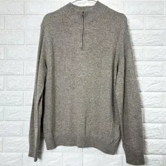 ギャラクシー ライフスタイル カシミア ハーフジップ ニット 95