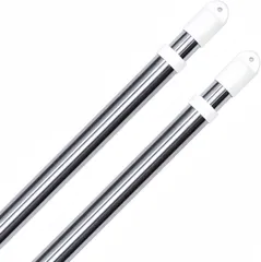 物干し竿 洗濯物干し WGWJM ステンレス 伸縮物干し竿 継ぎ 2.1~3m 2本セット 洗濯竿 屋外 室内 物干しざお ものほし竿 耐荷重10kg