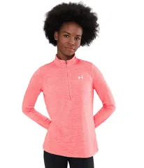 アンダーアーマー レディース トップス シャツ Under Armour Tech 14 Zip Twist Bittersweet Pinのサムネイル