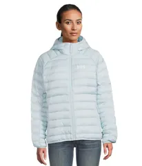ヘリーハンセン レディース アウター コート Helly Hansen Banff Hooded Insulator Blue ブルーのサムネイル