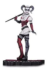 Dc Collectibles Harley Quinn Arkham Asylum Statue Red/white/blac