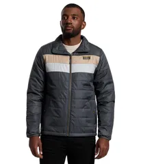 エルエルビーン メンズ アウター コート ジャケット LLBean Mountain Classic Puffer Jacket ColorBlock IronPutty