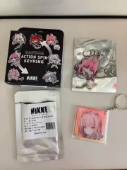 勝利の女神：NIKKE(ニケ) レオナ スピン ホログラム リバーシブル キーホルダー 2種 まとめ