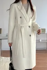 （新品）ウール100ハンドメイドKARA（カラ）ロングコートアウター冬アウターレディースエピック