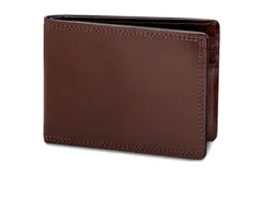 ボスカ メンズ アクセサリー 財布 Bosca Dolce Collection Small Bifold Wallet Dark Brown ブラウン