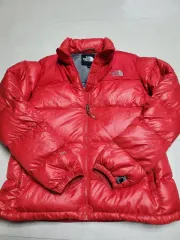 THE NORTH FACE ザノースフェイス 700 ヌプシダウンジャケット ウィメンズ 90 オレンジレッド ポール 1225