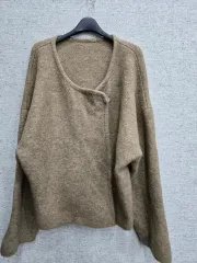 カシミア ラップスタイル ニットジャケット Free!