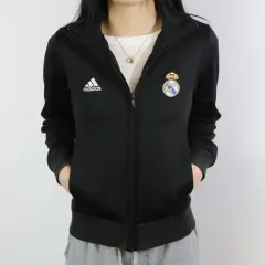 アディダス レアルマドリード ブラック ジャージ ジップアップ (ヴィンテージ/レア/入手困難)