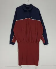 AI 91% ラコステ レディース ONE PIECE 春 秋 バーガンディ 64031