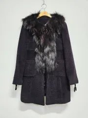 ヴィンテージ ファー 装飾 コート ジャケット