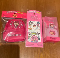 OLIVE YOUNG サンリオ ハローキティ サコッシュバッグ + タトゥーステッカー + スポーツタオル