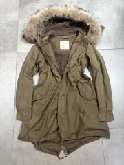 ゴーア ハイネック フリース モッズコート マウンテンパーカー