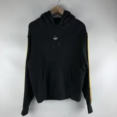 adidas 3本線 ブラック フーディー Tシャツ XL 251203