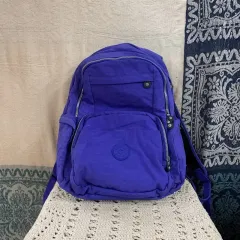 F Kipling PURPLE パープル バックパック バッグ