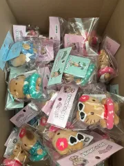 OLIVE YOUNG サンリオ 10X10 ぬいぐるみ キーリング (タンニング ハローキティ / ポチャッコ / シナモロール)