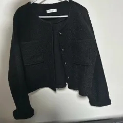 ブラックボアジャケット カーディガン