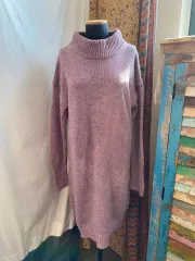 CLASSICAL ELF ライトパープル ニットワンピース(L)