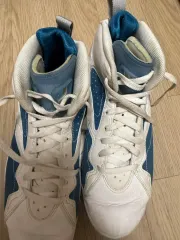 エアジョーダン 7 レトロ 白/ブルー スニーカー