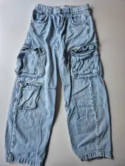 ZARA キッズ カーゴ デニム 11-12 152