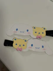 シナモロール ヘアクリップ セット ピン サンリオ