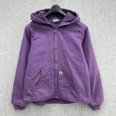 90 カーハート レディース 裏地 フリース フード ワークジャケット