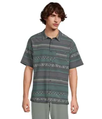 ビラボン メンズ トップス シャツ Billabong Surftrek Transit Short Sleeve Navy ネイビー