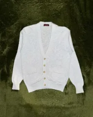 M CHAPS by ralph lauren ラルフローレン ジャパン 텍스쳐 Classic フィット カーディガン スカイ ブルー