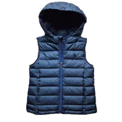120 HAZZYS ダックダウン キッズ ダウンベスト