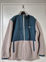 FCMM バイカラー フリース ジップアップ ジャケットLサイズ