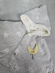 キッズ 星柄 ケープ 70-80