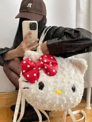 新品/予約購入 ハローキティ リボン ファー バッグ