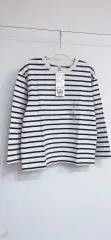 ユニクロ ボーダー柄 Tシャツ120 (綿100％)