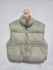 ベージュ キルティング ダウン ベスト キッズ 4-5歳 1117