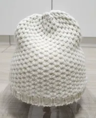 (新品) アイボリー (ニット) ビーニー 帽子 (ユニセックス)