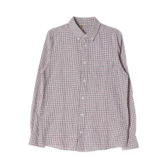 カーハート オレンジ CHECK オーバーサイズ 長袖 シャツ M