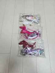 未使用 DAKS ホットドッグ型 高級バッグチャーム キーホルダー 3個 まとめ出品