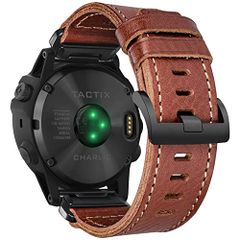 GARMIN 純正 QUICKFIT 22 レザー ブラウン - メルカリ
