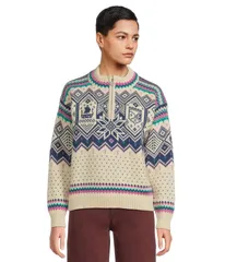 ダールオブノルウェイ レディース アウター ニット・セーター ミニ Dale of Norway Trondheim Feminine Sweater OffWhiteIndig オフホワイトのサムネイル
