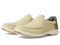 フローシャイム メンズ シューズ スリッポン・ローファー Florsheim Lakeside Canvas Moc Toe SlipOn Sand Canvas サンド