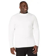 アンダーアーマー メンズ トップス シャツ Under Armour ColdGearmour Fitted Mock WhiteBlack ホワイト