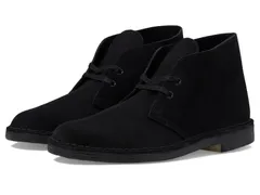 クラークス メンズ シューズ ブーツ・レインブーツ Clarks Desert Boots Black Suede 1 ブラック