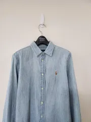 ポロラルフローレン シャンブレーシャツ(M