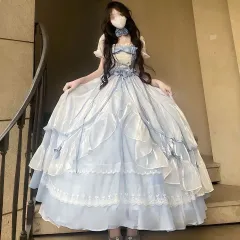 ロリータ ファッション ドレス ワンピース (2COLOR)