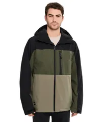 クイックシルバー メンズ アウター コート ジャケット Quiksilver Sycamore Block 20k Snow Jacket Black ブラックのサムネイル